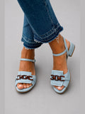 Olimpia | Sandalias Azul Cielo