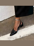 Pamela | Zapatos de Tacón con Punta Ancha