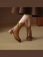 Patricia | Botines Elegantes con Cremallera Lateral