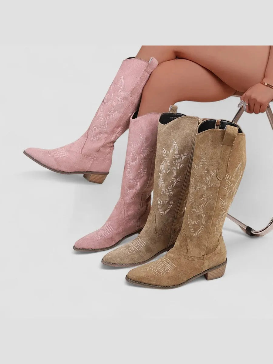 Trinidad | Botas Camperas de Tacón Bajo