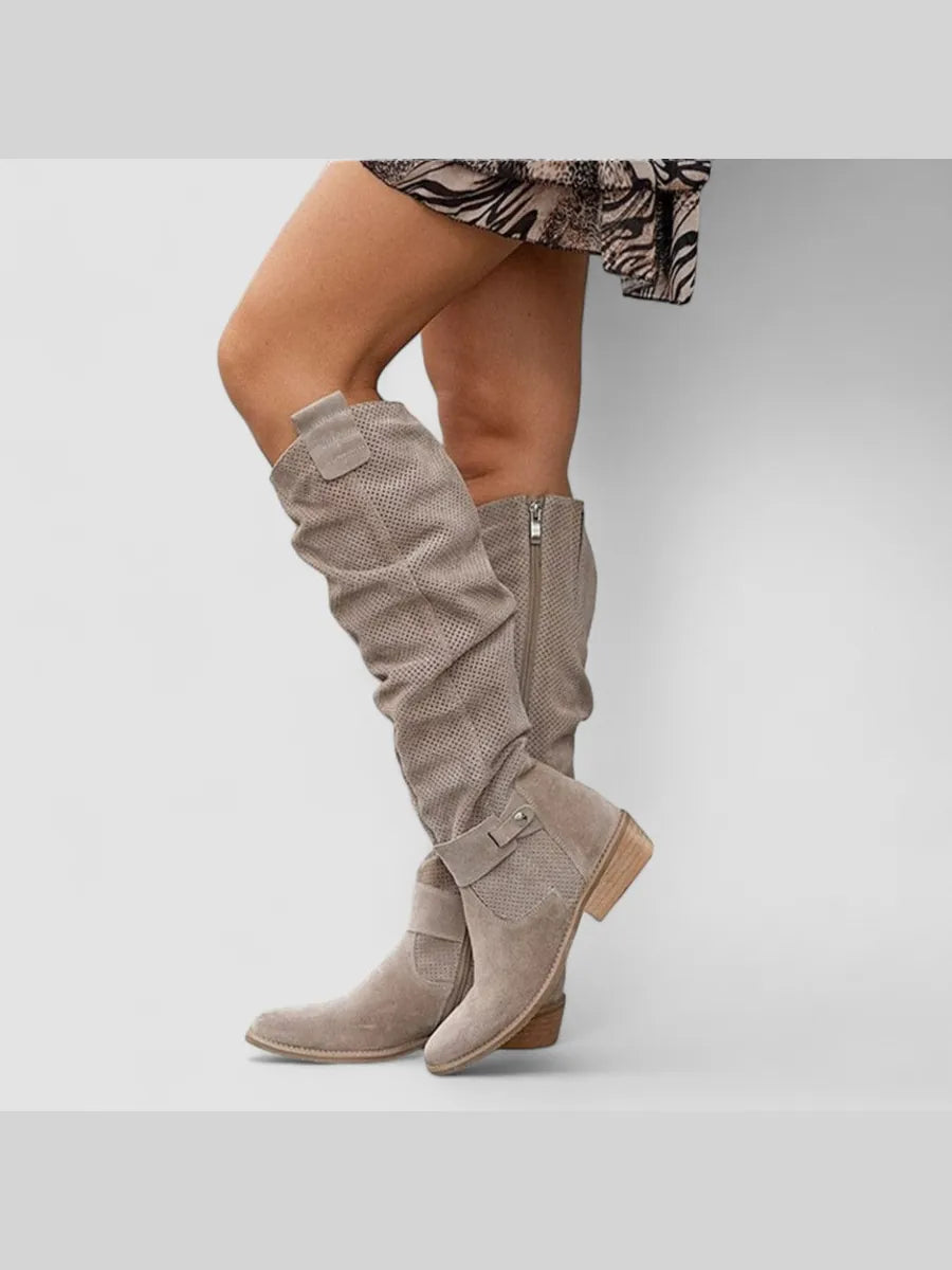 Vanesa | Botas Altas Camperas de Caña Suave