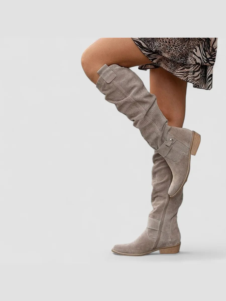 Vanesa | Botas Altas Camperas de Caña Suave