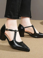 Viviana | Zapatos Clásicos con Tira en T