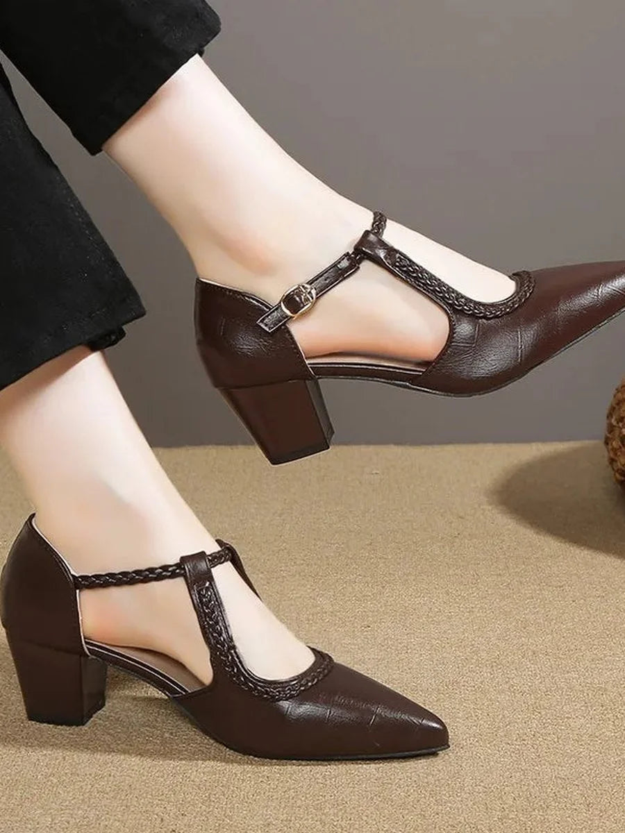 Viviana | Zapatos Clásicos con Tira en T