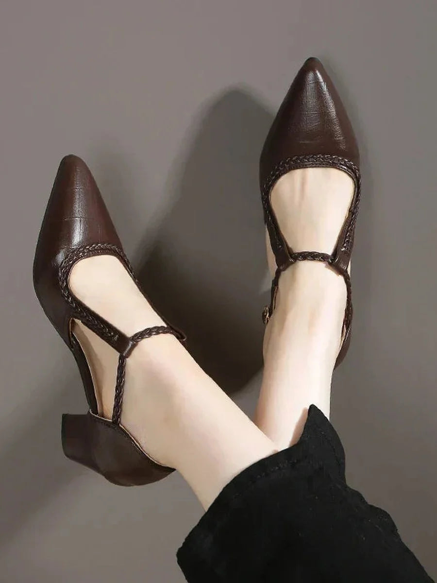 Viviana | Zapatos Clásicos con Tira en T