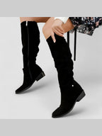 Yolanda | Botas Altas Elegantes con Caña Fruncida